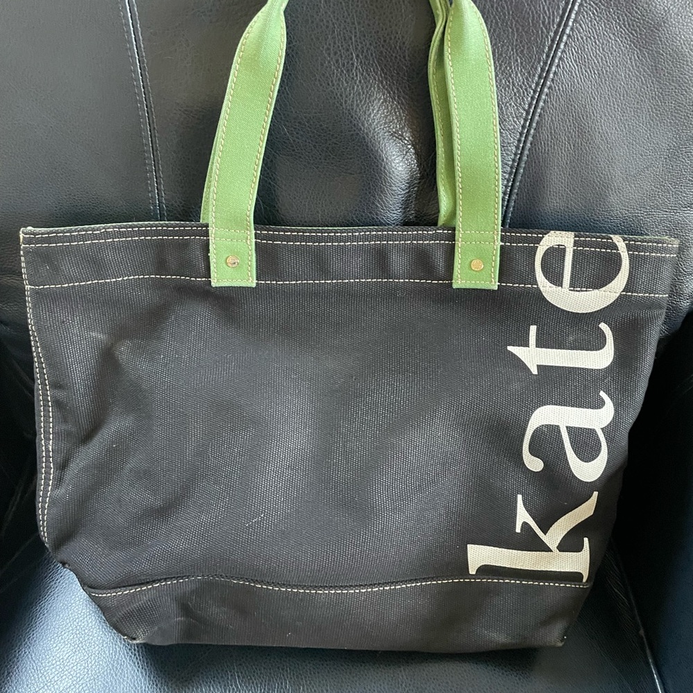 Kate Spade Dark Blue and Green Everyday Tote